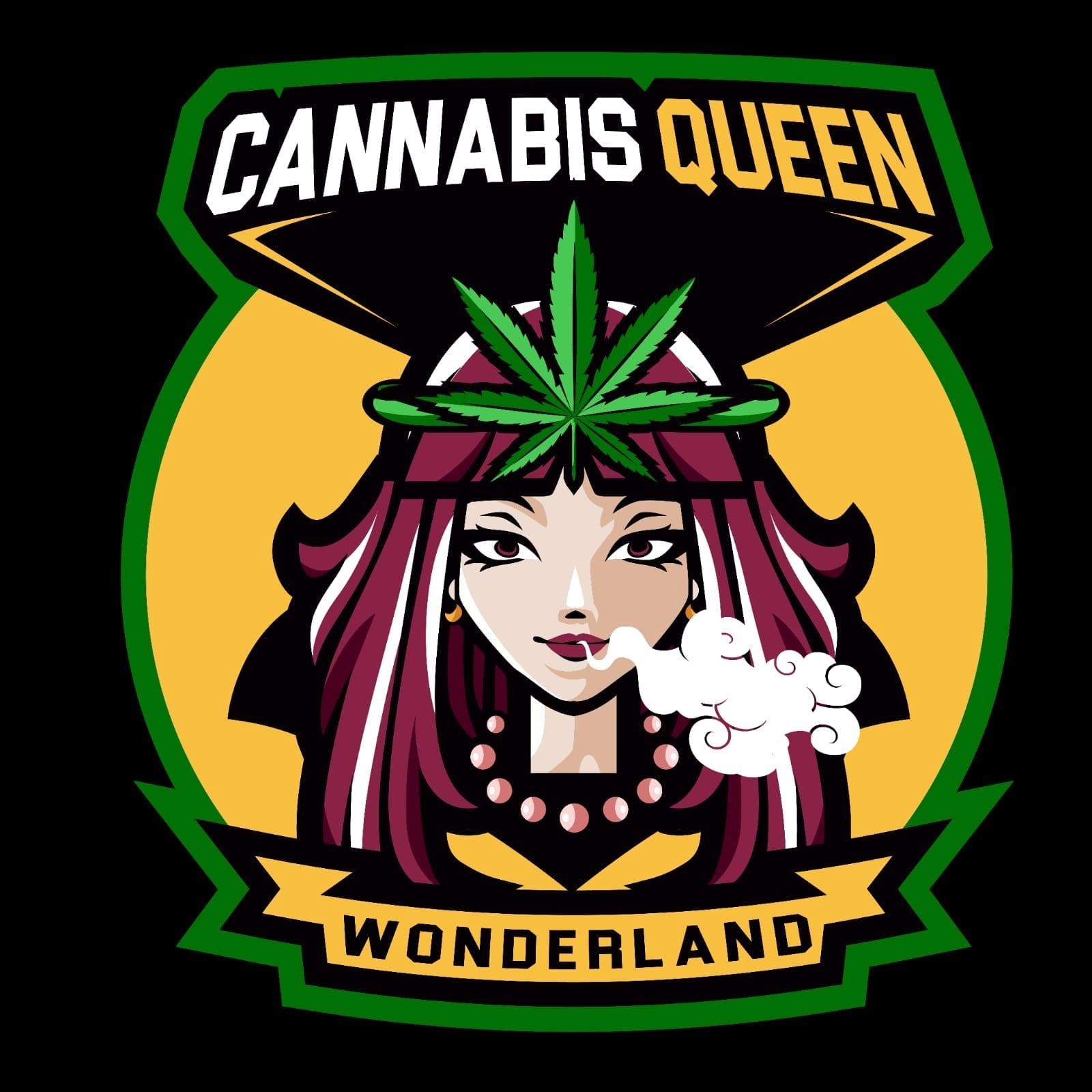 Pattayaの大麻ショップ Cannabis Queen ロゴ