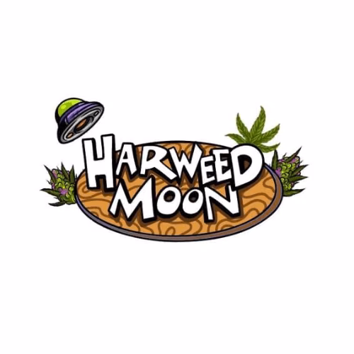 大麻店铺 Harweed Moon Wiang 标志
