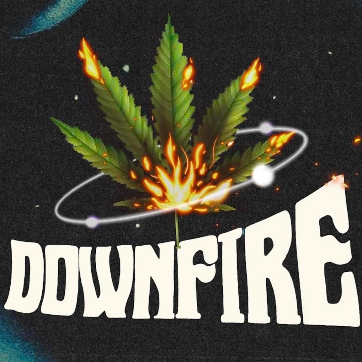 Bangkok的大麻店铺 Cannabis DownFireClub 标志