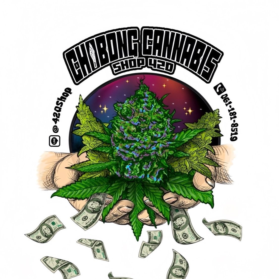 مستوصف القنب Chobong Cannabis Shop420 شعار