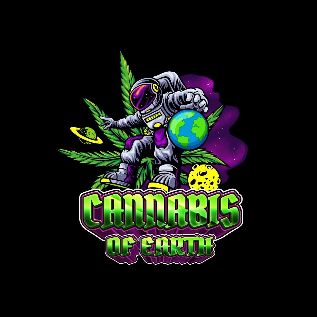 Bangkok의 대마초 매장 Cannabis Of Earth 로고