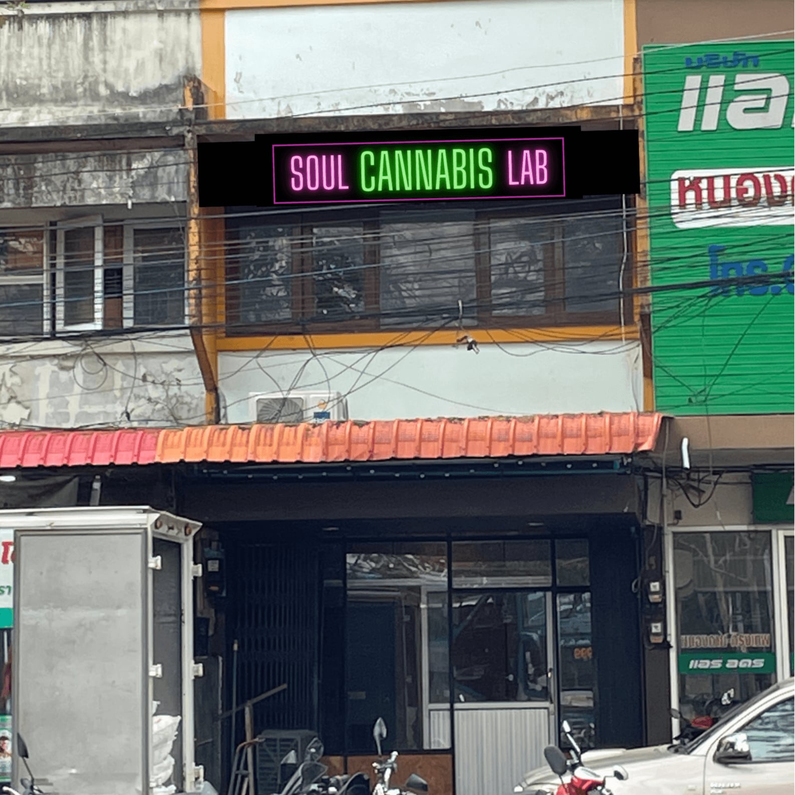 Soul Cannabis Lab Bus Station