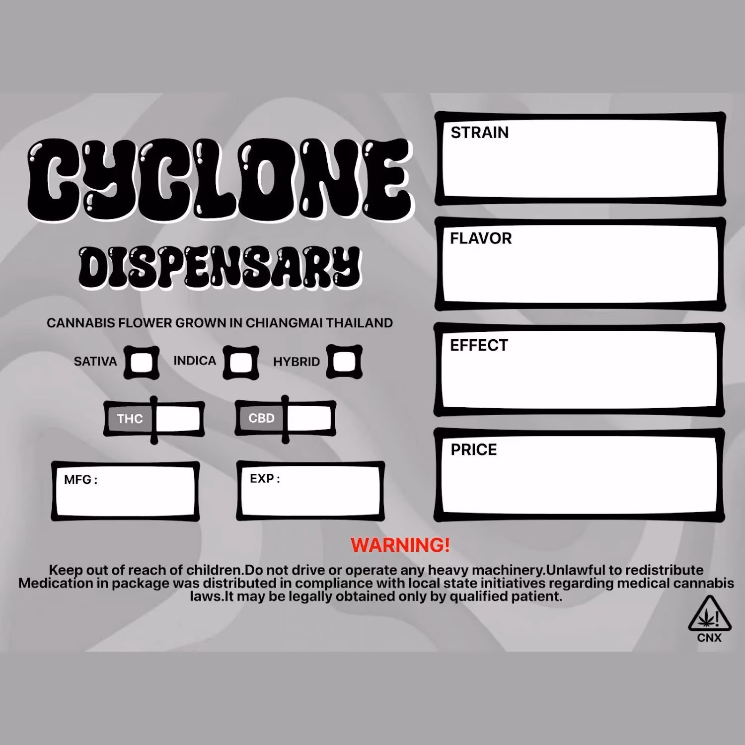 Cannabis Dispensary Cyclone Dispensary Cannabis in Chiang Mai logo