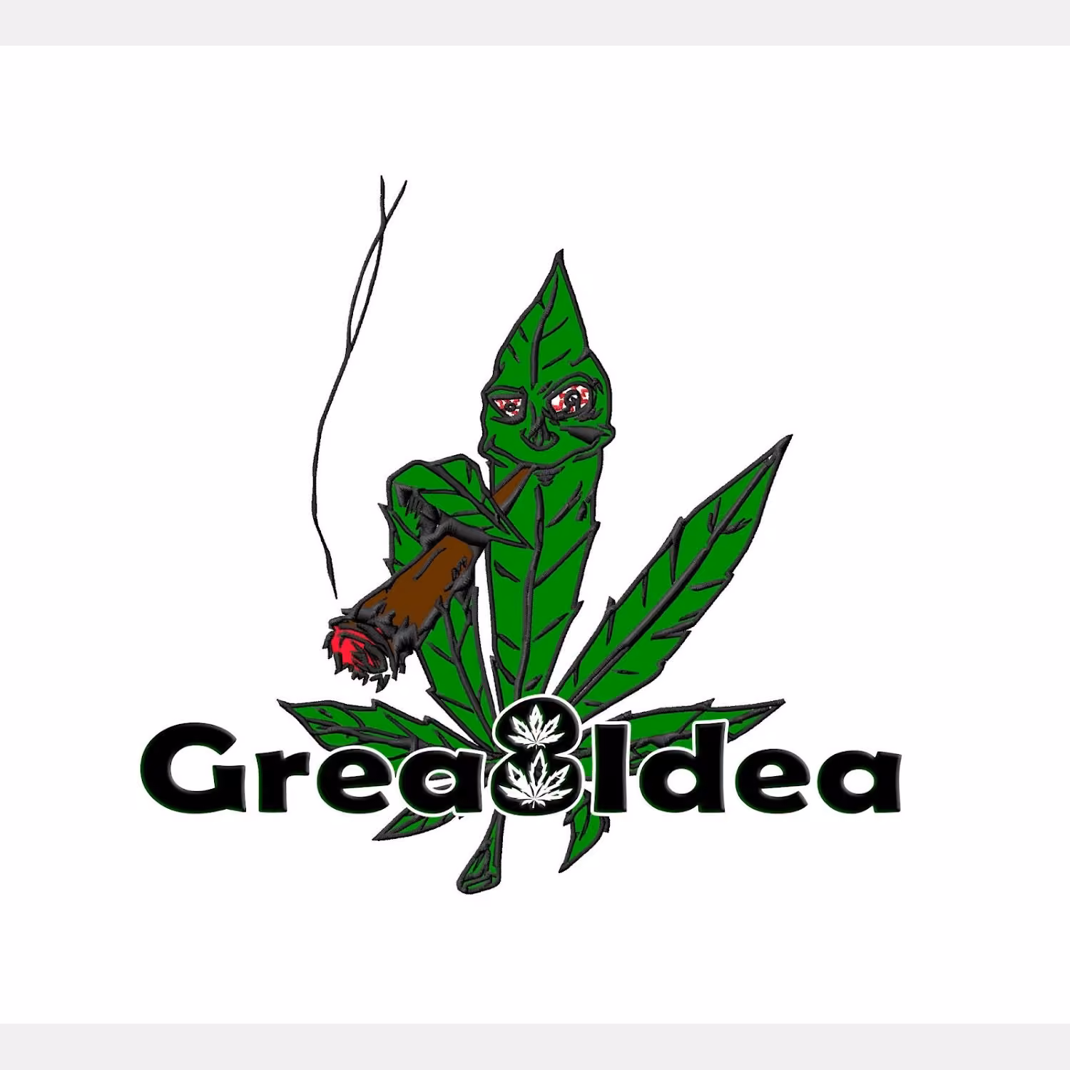 대마초 매장 Grea8idea 로고