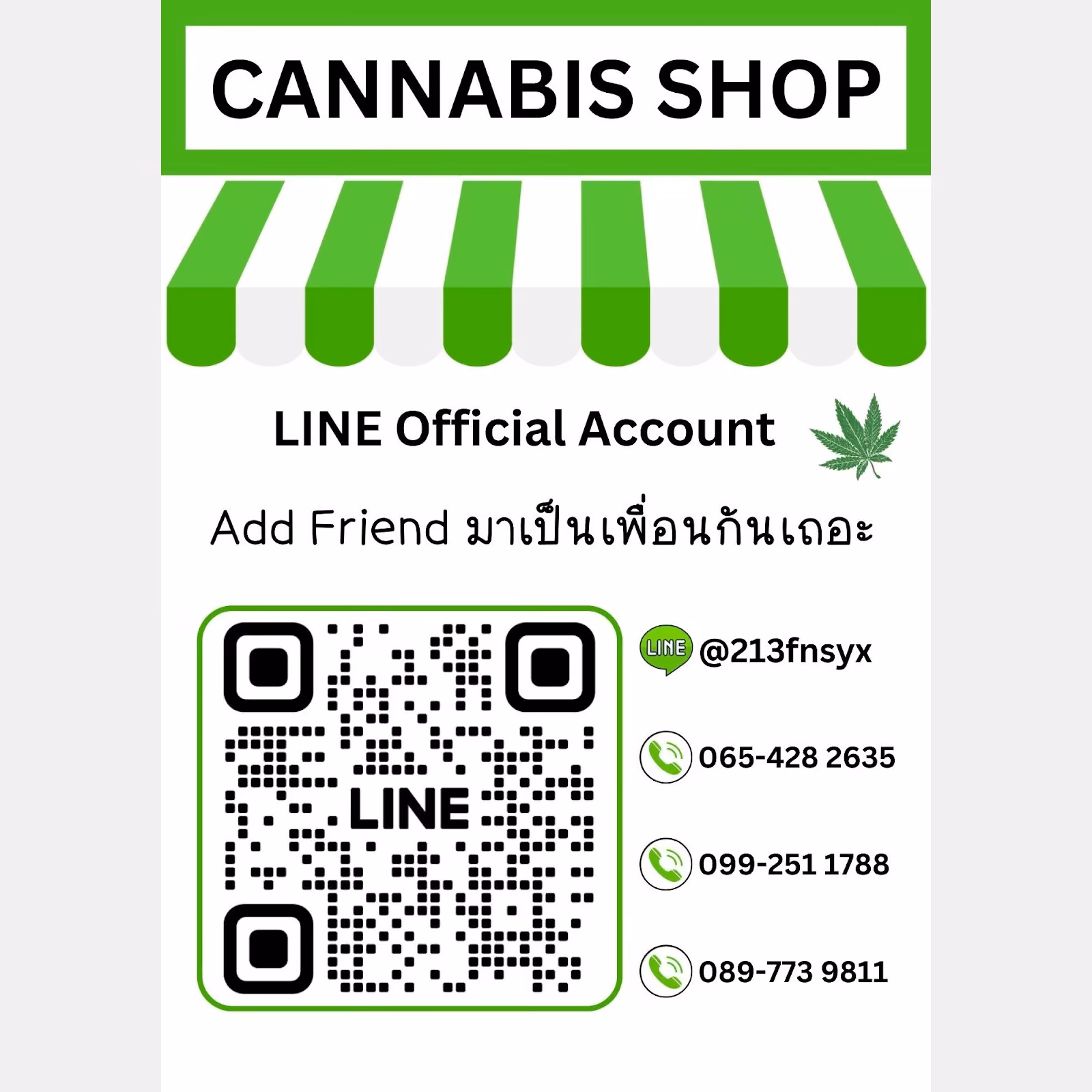 Sklep z konopiami Cannabis Shop w Hua Hin logo