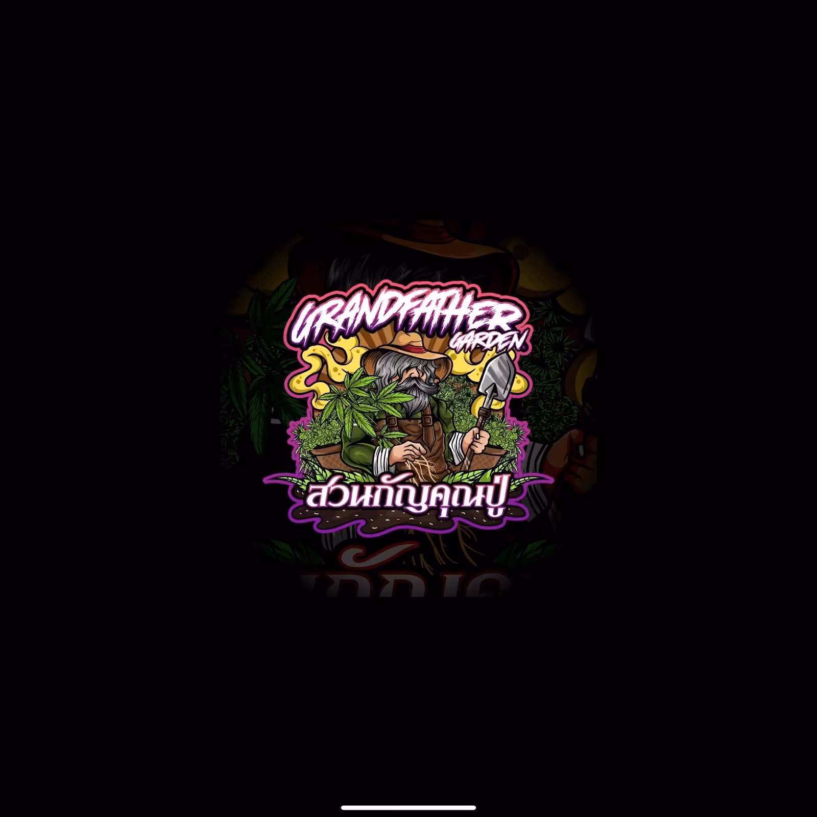 Dispensário de cannabis Grandfather Garden em Pong Nam Ron logotipo