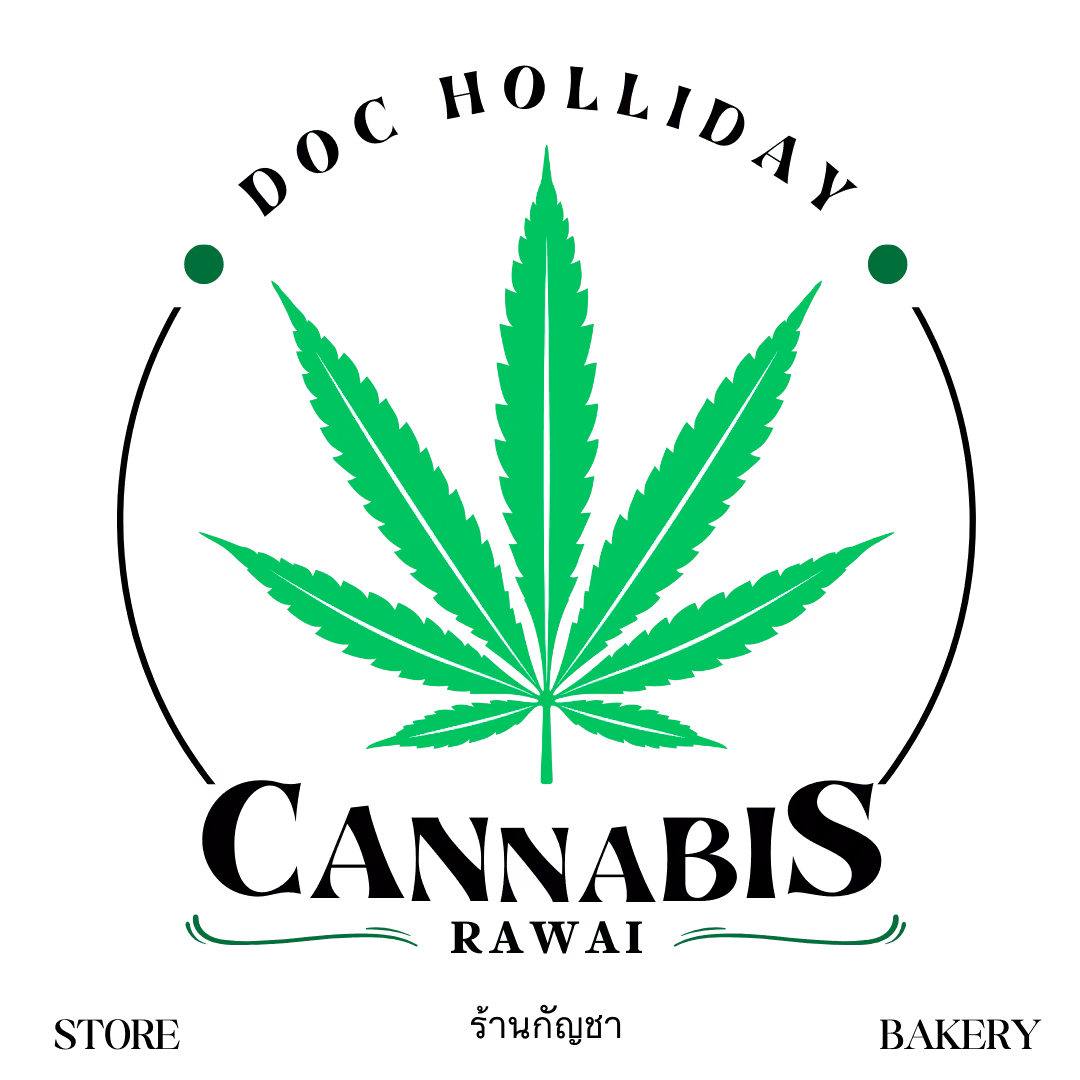 Kannabisz üzlet Doc Holliday Rawai logó