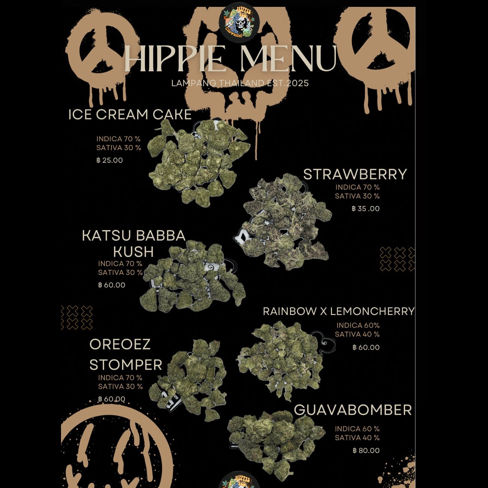 Hippie 420 logo