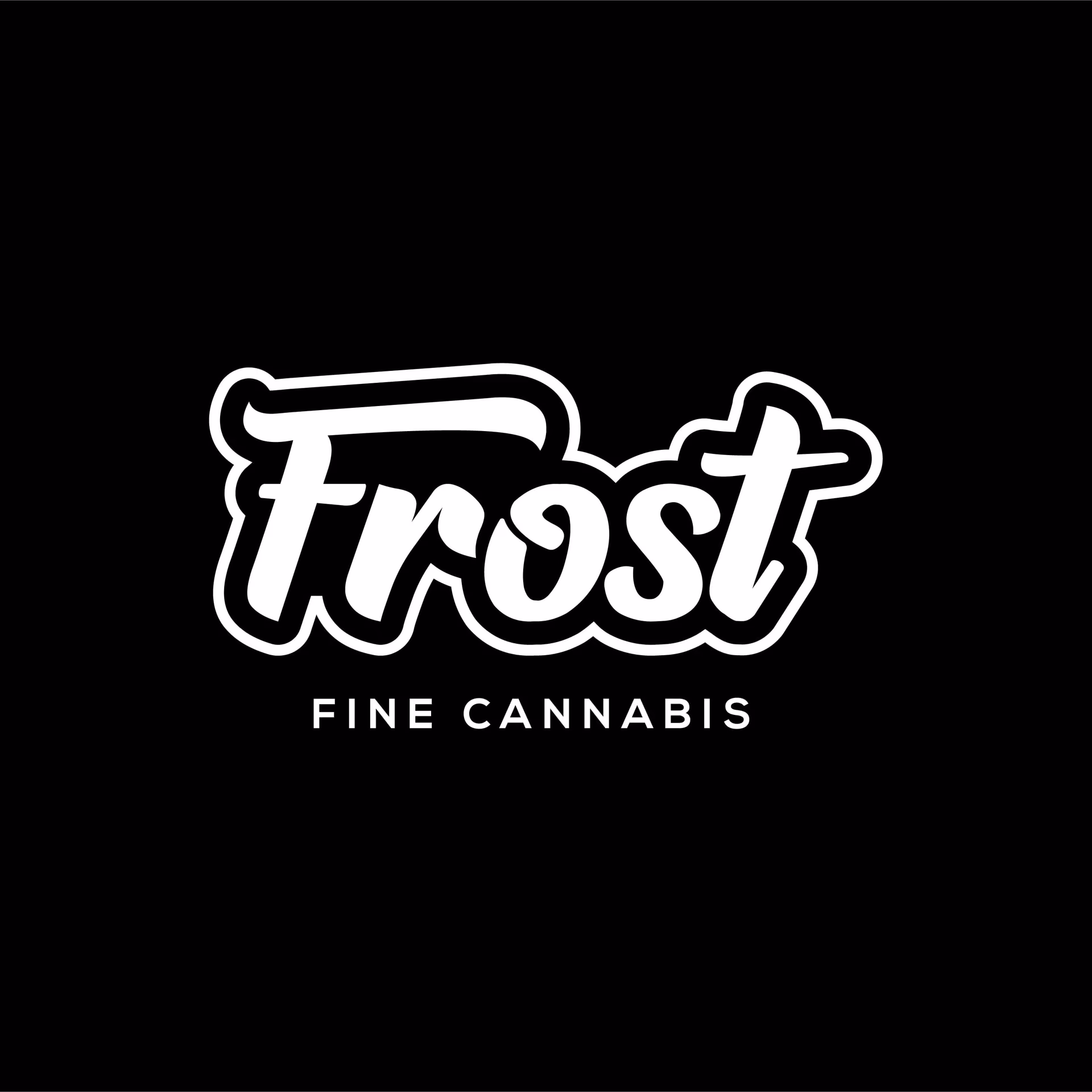 大麻店铺 Frost Fine Cannabis 标志