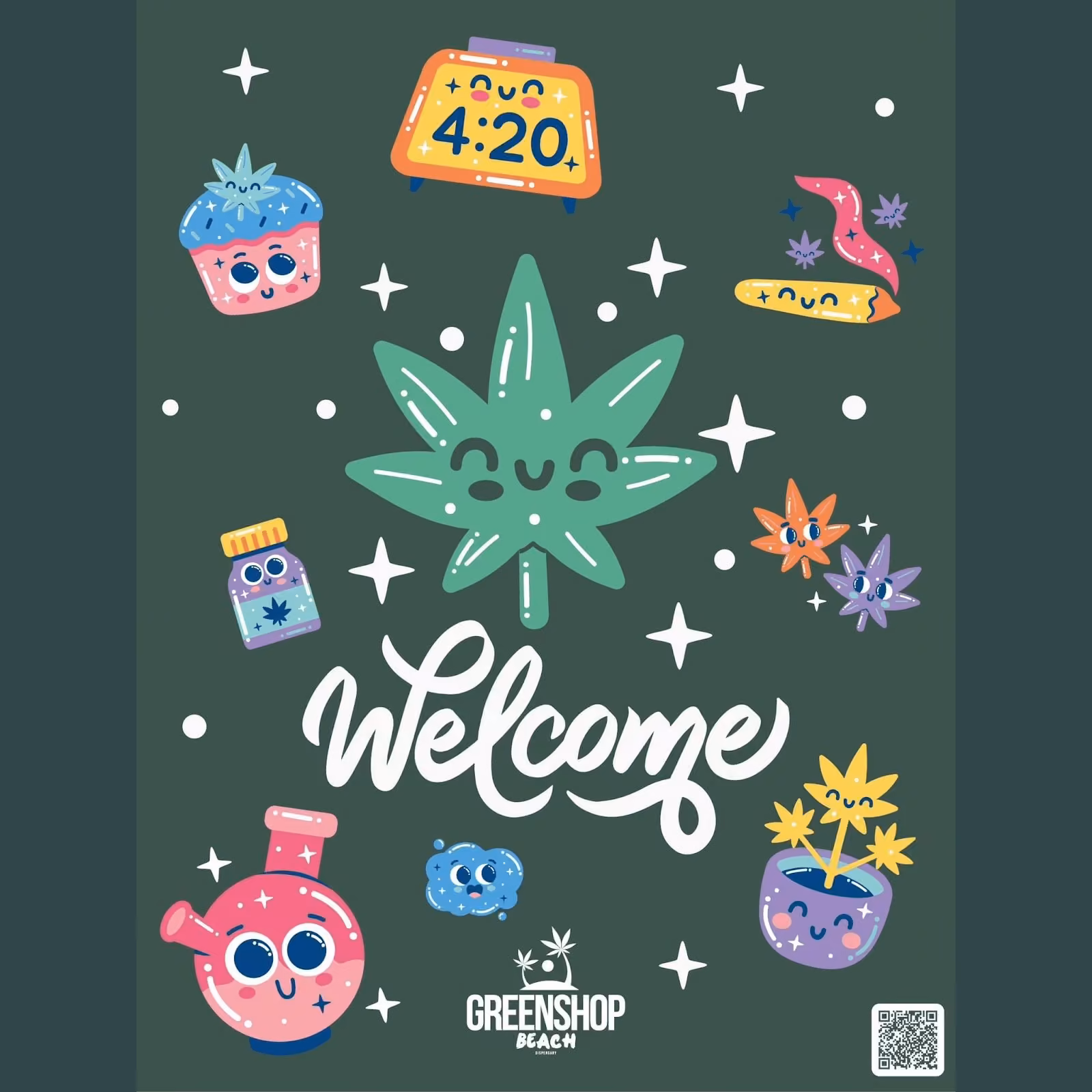 Cannabis Dispensary Greenshop Beach in Ko Samui logo
