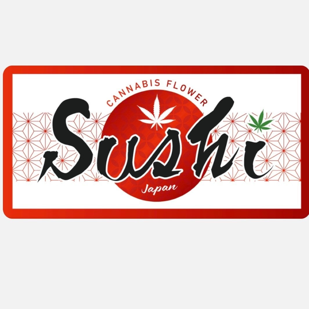 Cannabis Dispensary Cannabis Shop Sushi Seed.Weed.Vape.edible.delivery logo