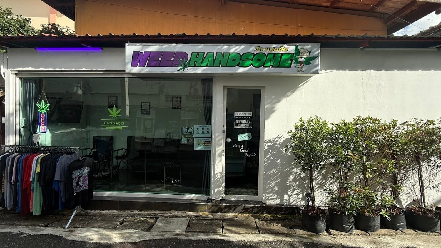Weed Handsome - Cannabis Dispensary & Smoking Area