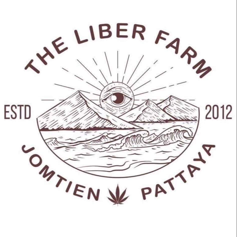 Pattaya में कैनबिस डिस्पेंसरी The Liber Farm - Cannabis लोगो