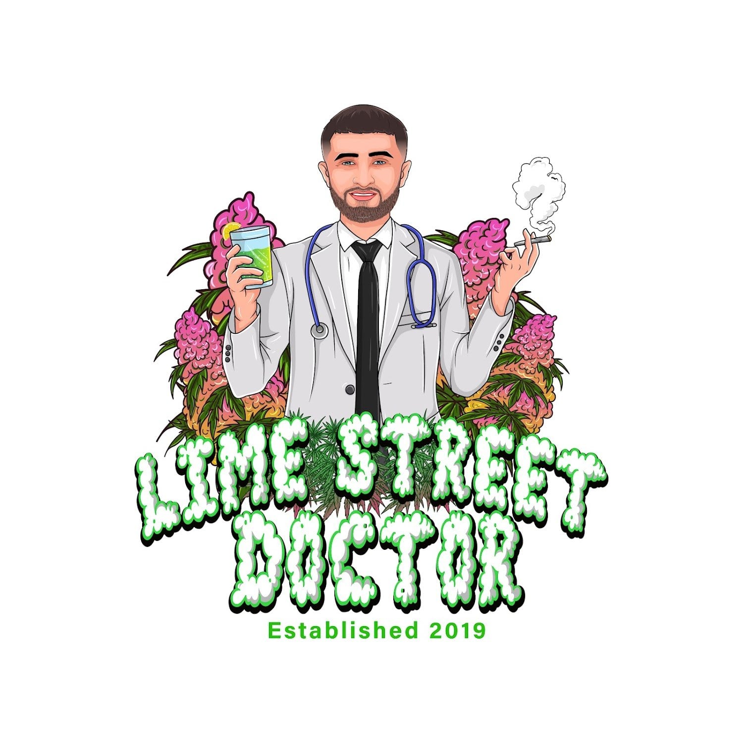 Phuketの大麻ショップ Lime Street - Cannabis ロゴ