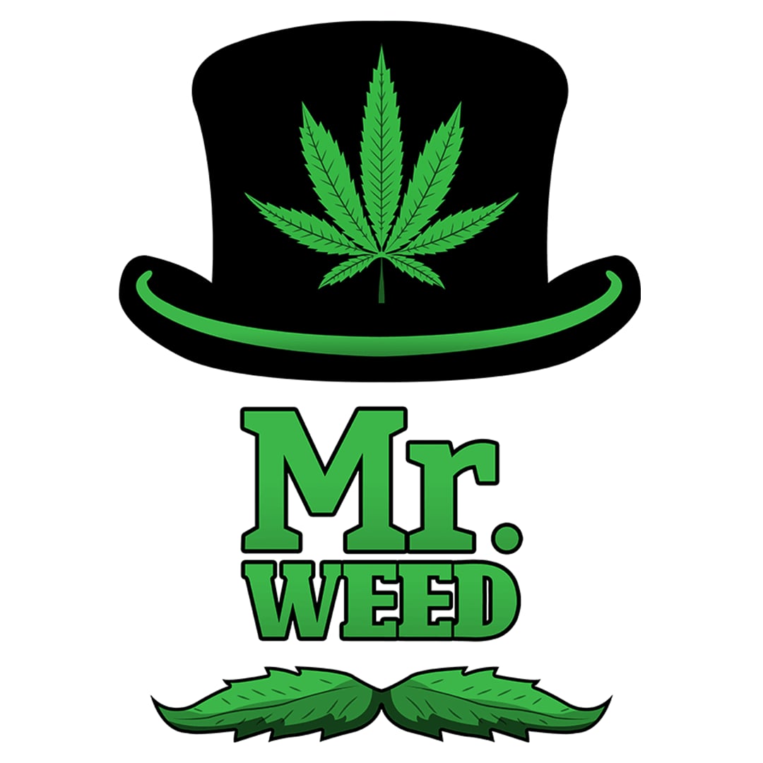 مستوصف القنب Mr. Weed شعار