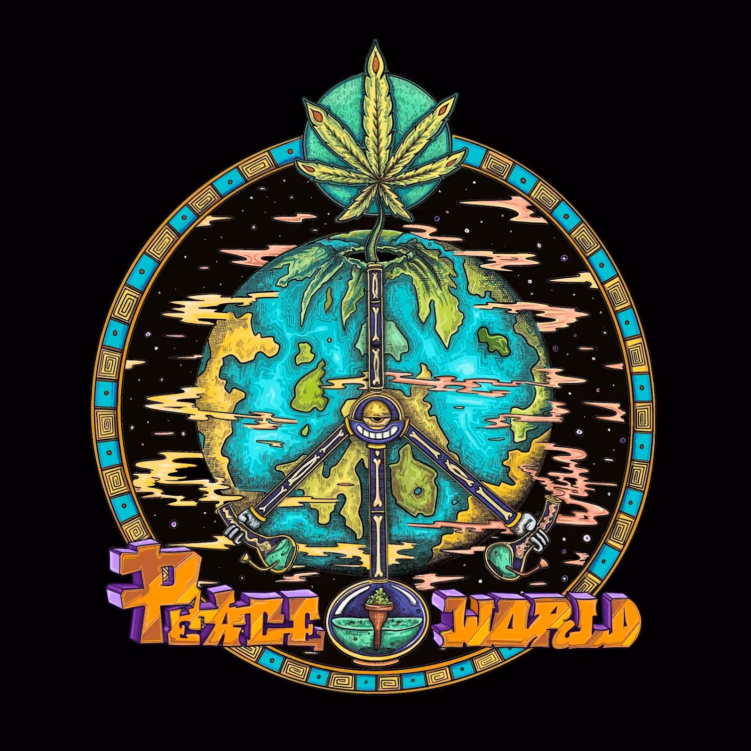 Cannabis dispensary Peaceworld in Pathum Thani logo