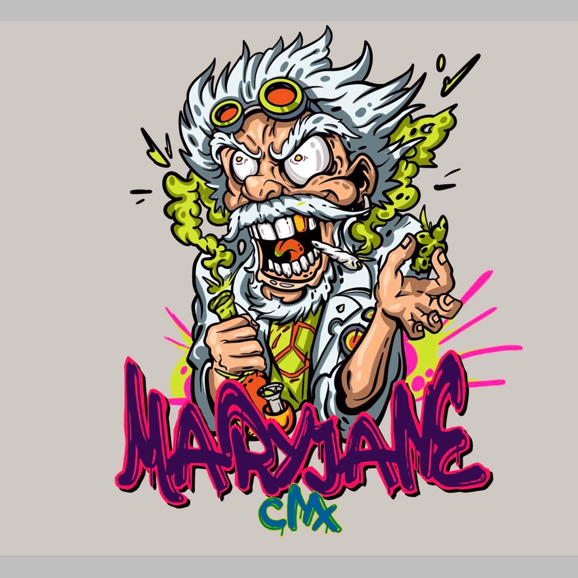 Chiang Maiの大麻ショップ Mary Jane CNX ロゴ
