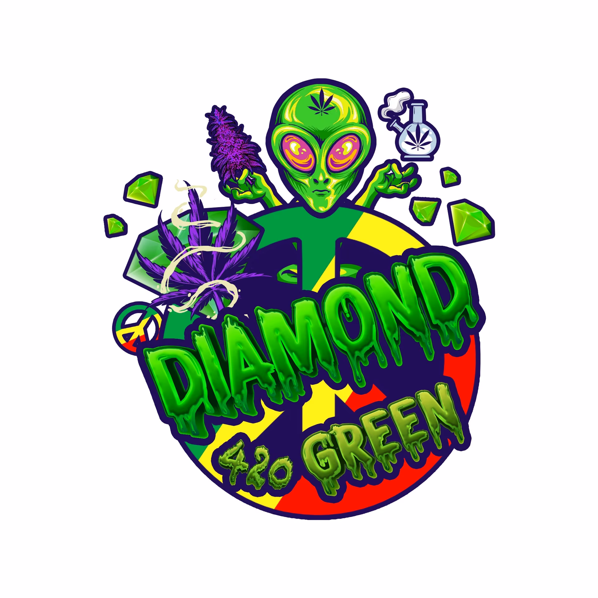 Cannabis Dispensary Diamond Green in Chum Phae logo